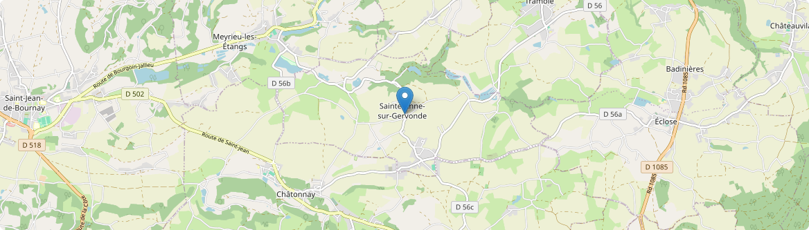 Sainte-Anne-sur-Gervonde - Carte