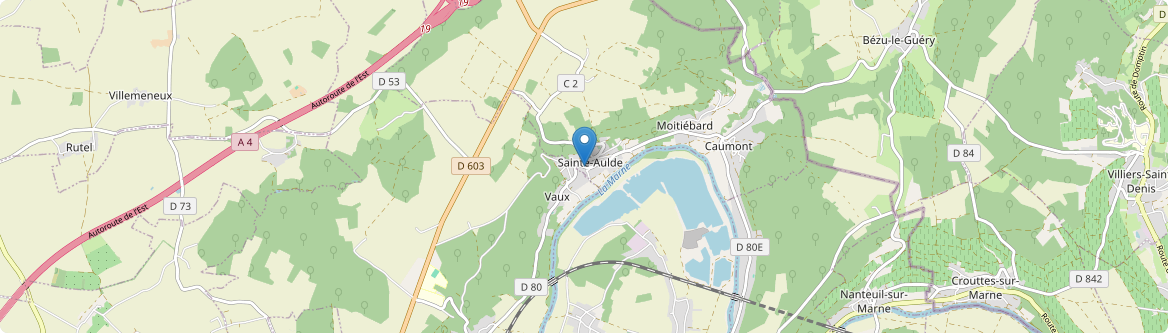 Sainte-Aulde - Carte