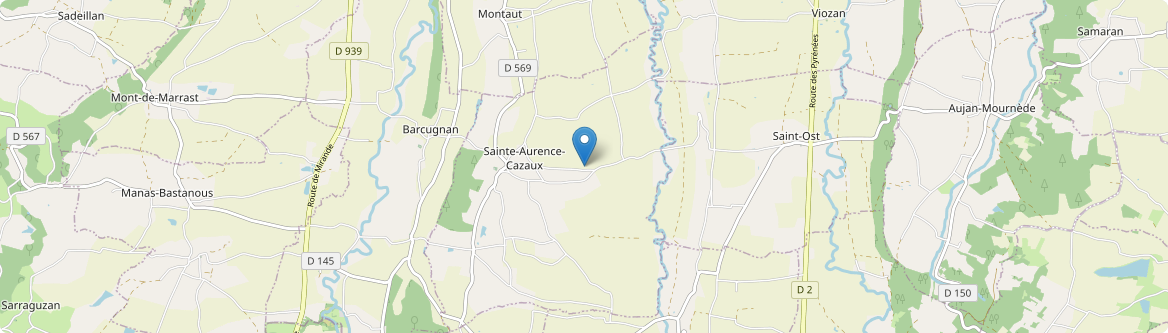 Sainte-Aurence-Cazaux - Carte