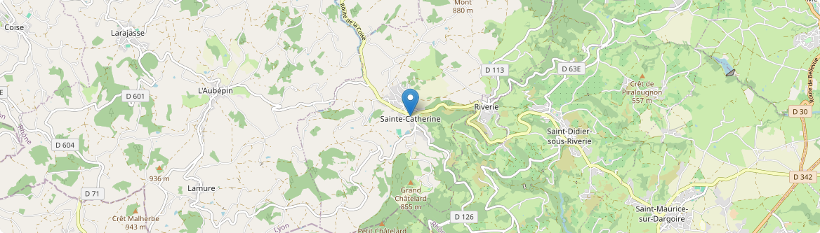 Sainte-Catherine - Carte