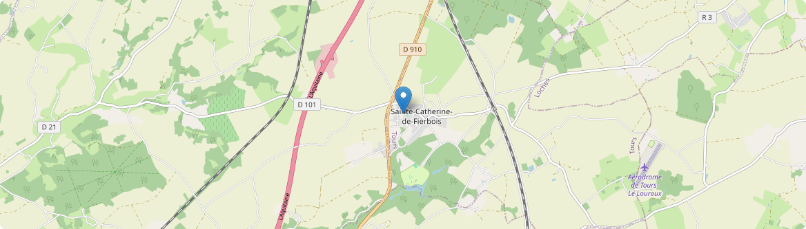 Sainte-Catherine-de-Fierbois - Carte