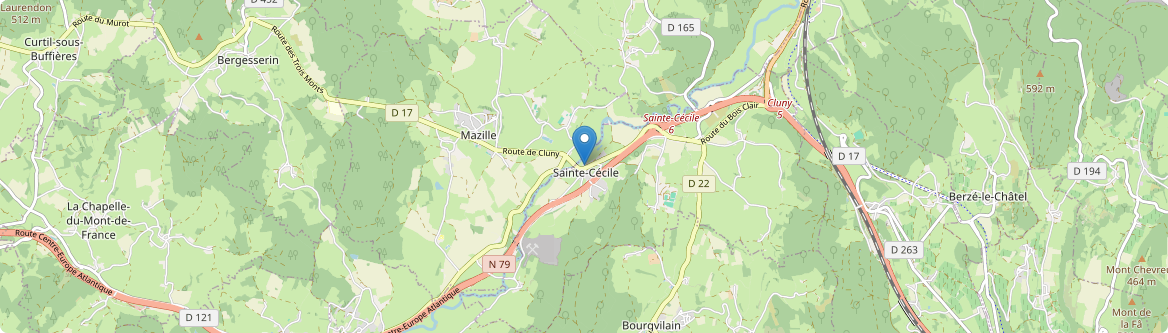 Sainte-Cécile - Carte