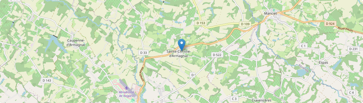 Sainte-Christie-d'Armagnac - Carte