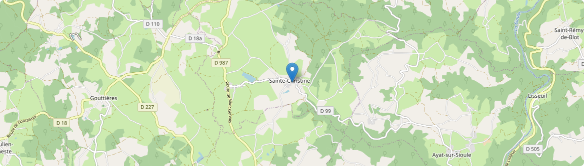 Sainte-Christine - Carte