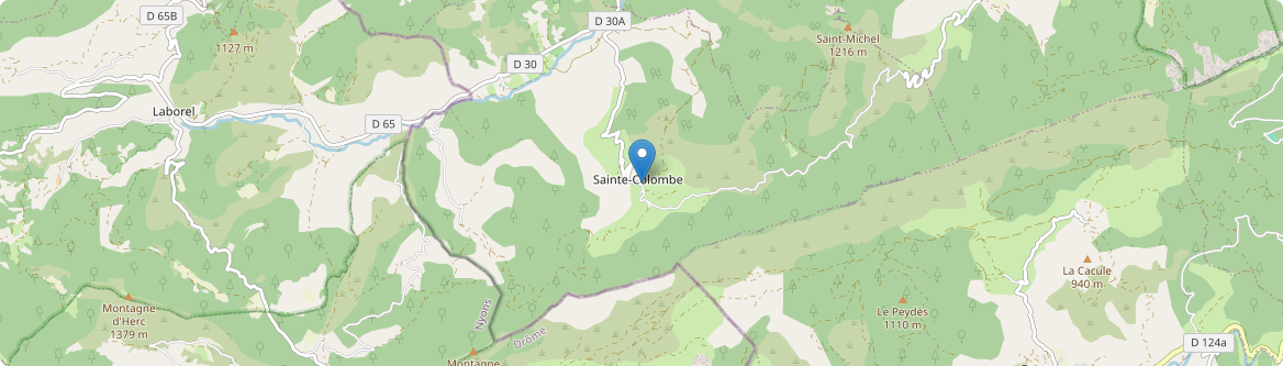 Sainte-Colombe - Carte