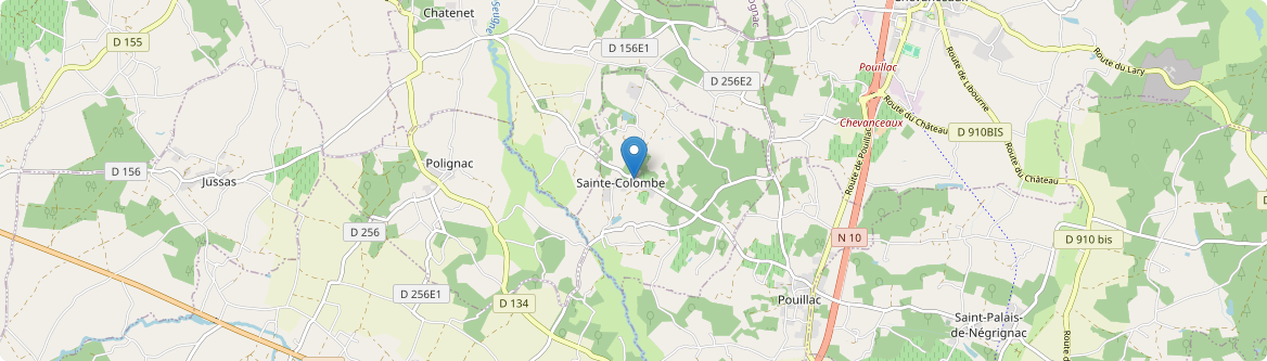 Sainte-Colombe - Carte