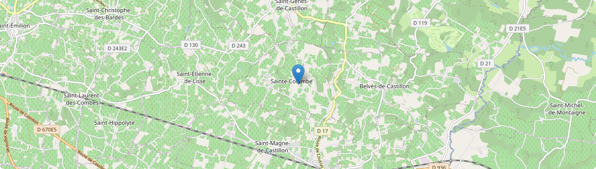 Sainte-Colombe - Carte
