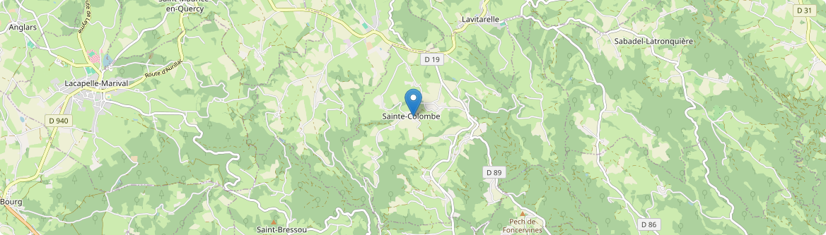 Sainte-Colombe - Carte