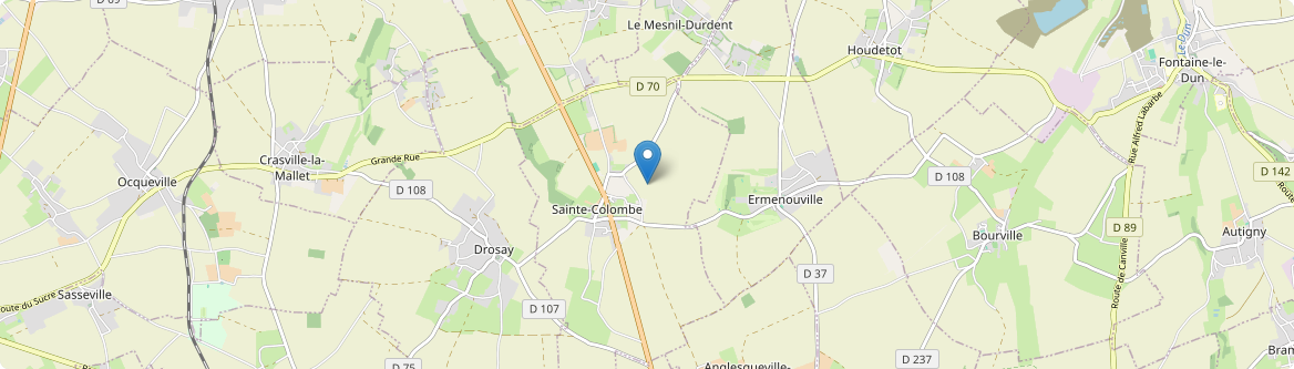 Sainte-Colombe - Carte