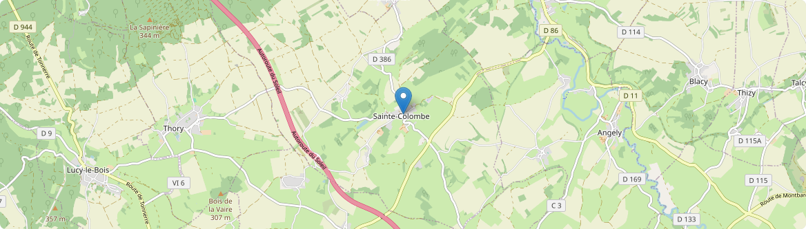 Sainte-Colombe - Carte
