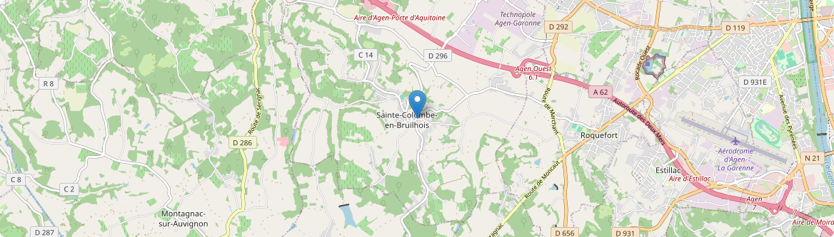 Sainte-Colombe-en-Bruilhois - Carte