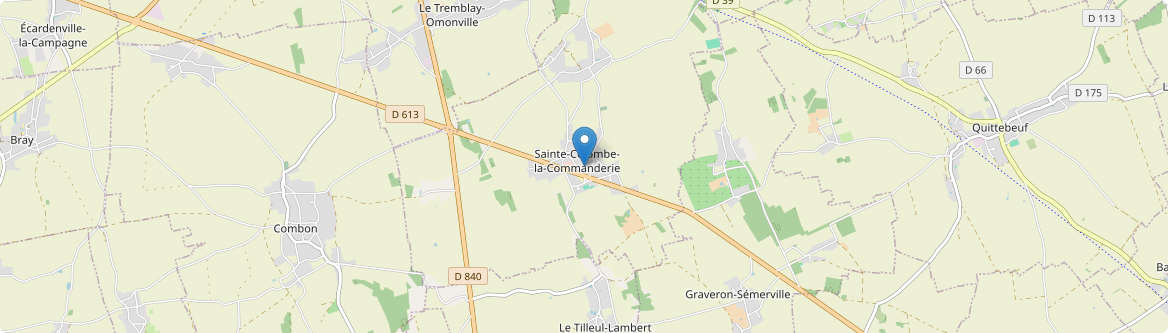 Sainte-Colombe-la-Commanderie - Carte
