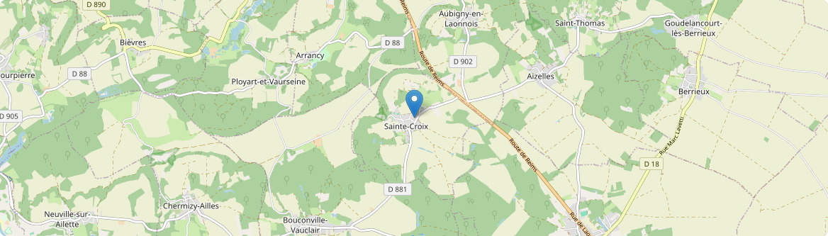 Sainte-Croix - Carte