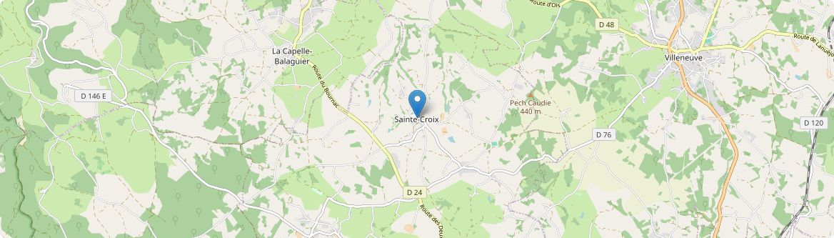 Sainte-Croix - Carte