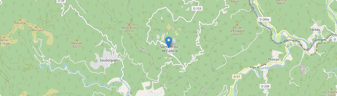 Sainte-Croix-de-Caderle - Carte
