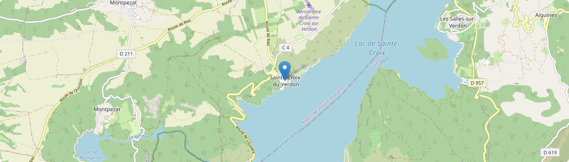 Sainte-Croix-du-Verdon - Carte