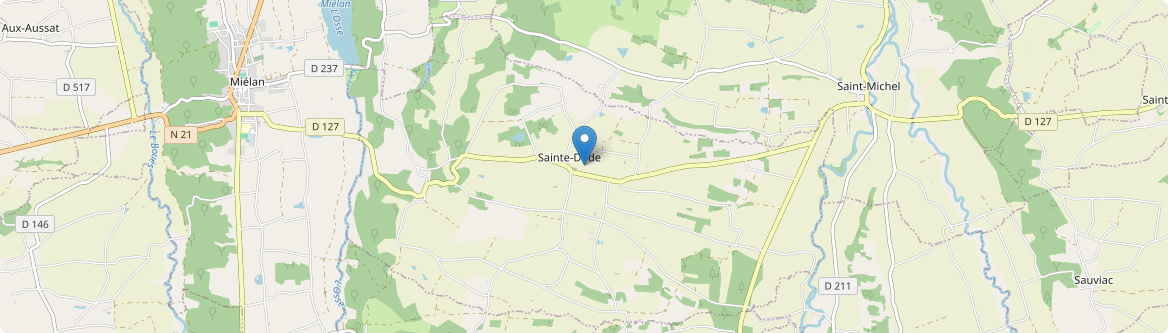 Sainte-Dode - Carte