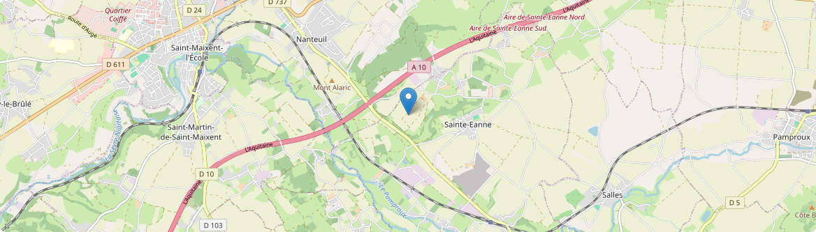 Sainte-Eanne - Carte