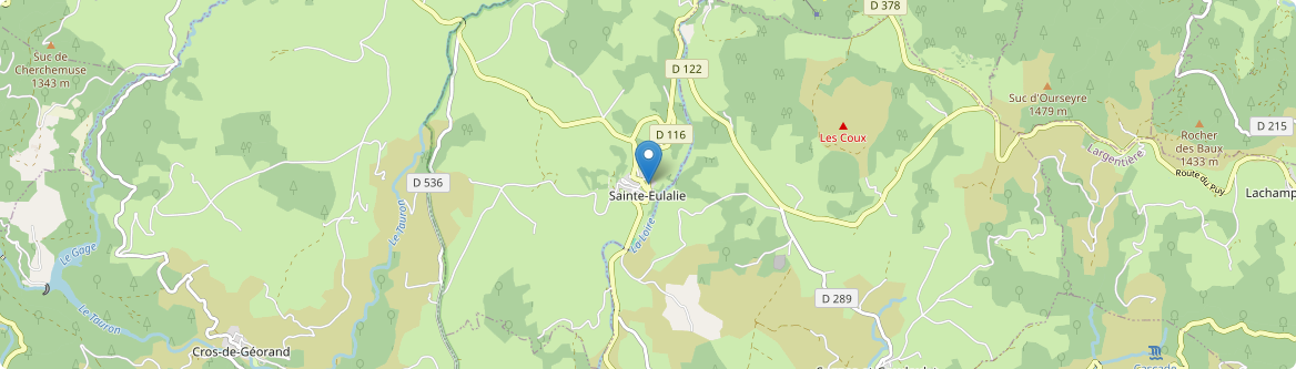 Sainte-Eulalie - Carte