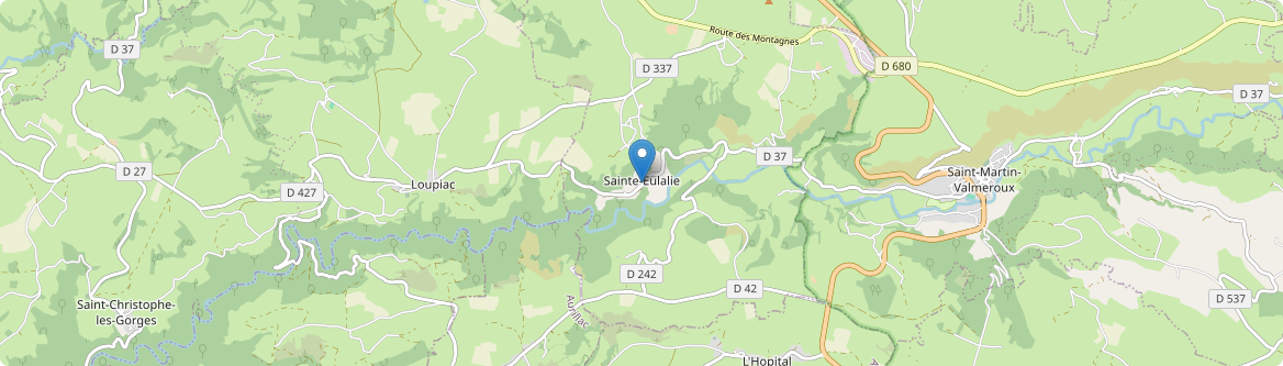 Sainte-Eulalie - Carte