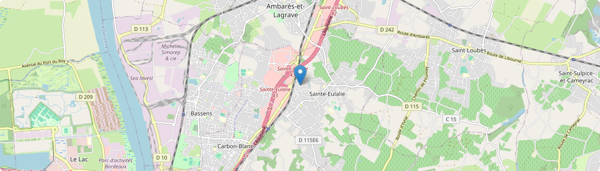 Sainte-Eulalie - Carte