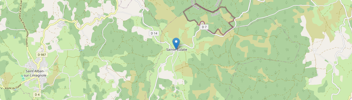 Sainte-Eulalie - Carte