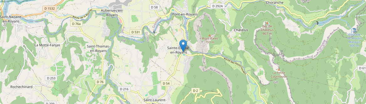 Sainte-Eulalie-en-Royans - Carte