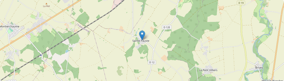 Sainte-Fauste - Carte