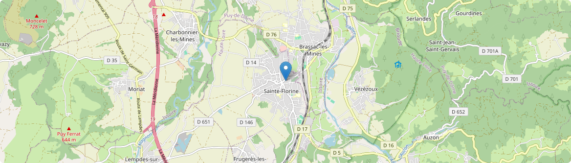 Sainte-Florine - Carte