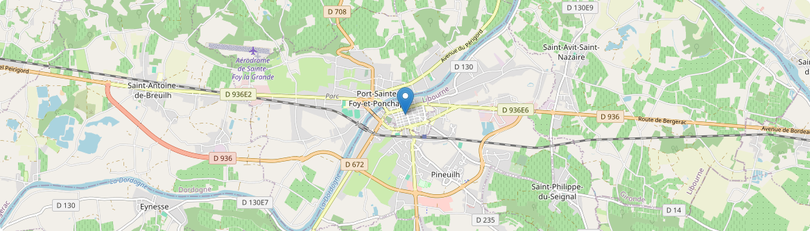 Sainte-Foy-la-Grande - Carte