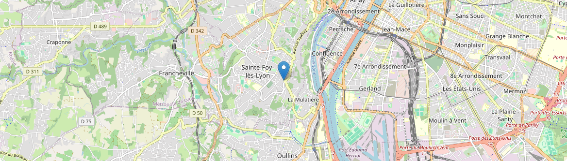 Sainte-Foy-lès-Lyon - Carte