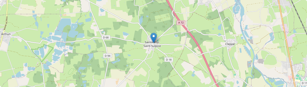 Sainte-Foy-Saint-Sulpice - Carte