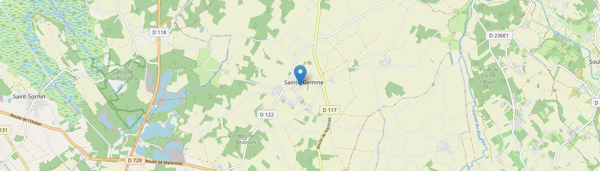 Sainte-Gemme - Carte