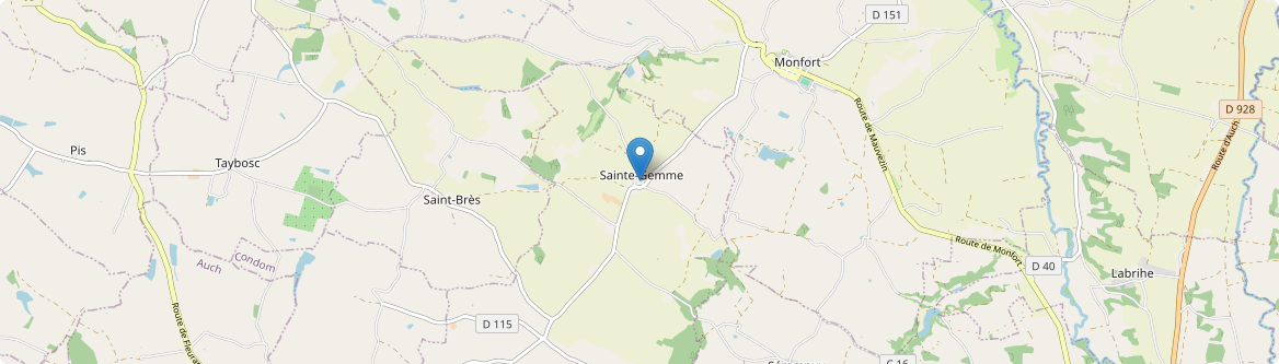 Sainte-Gemme - Carte