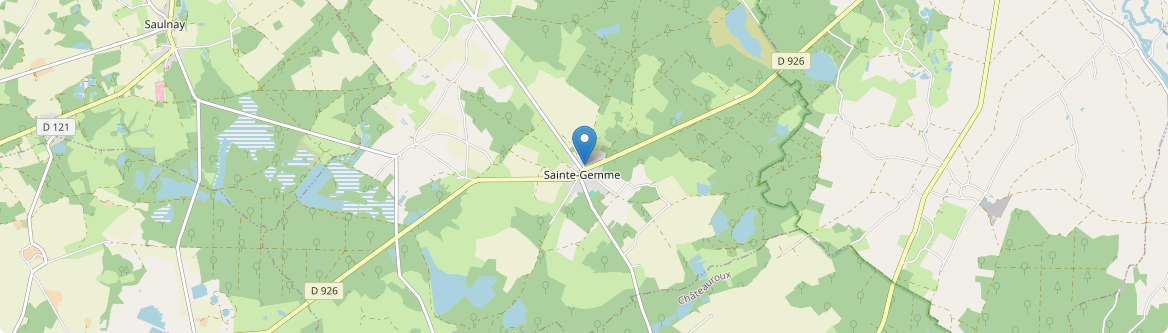 Sainte-Gemme - Carte