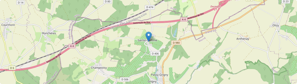 Sainte-Gemme - Carte