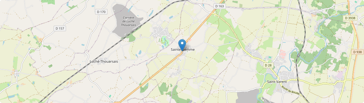 Sainte-Gemme - Carte