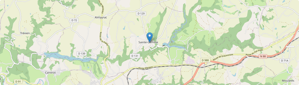 Sainte-Gemme - Carte