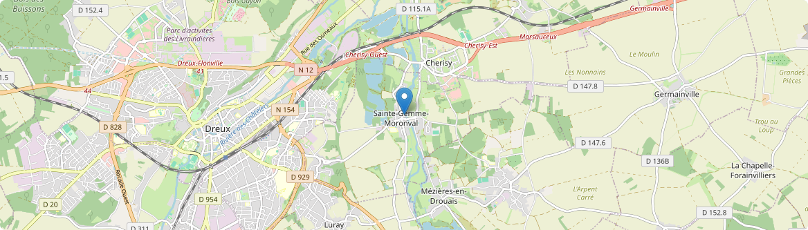 Sainte-Gemme-Moronval - Carte