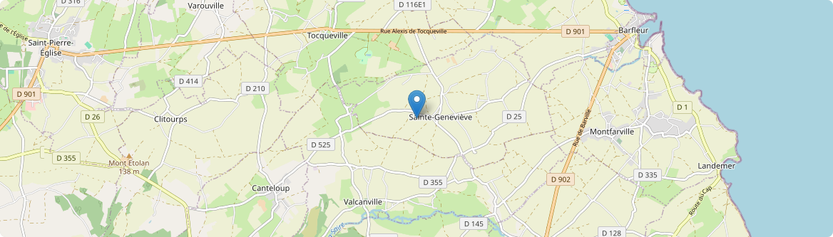 Sainte-Geneviève - Carte