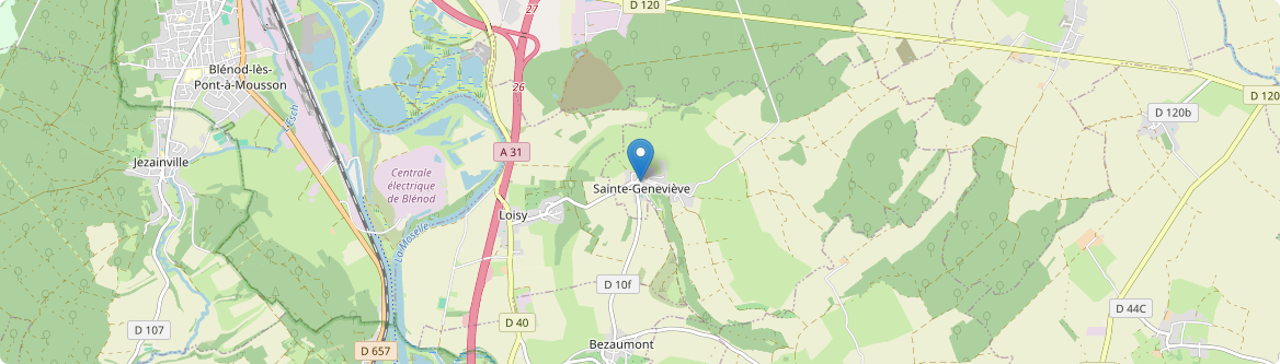 Sainte-Geneviève - Carte