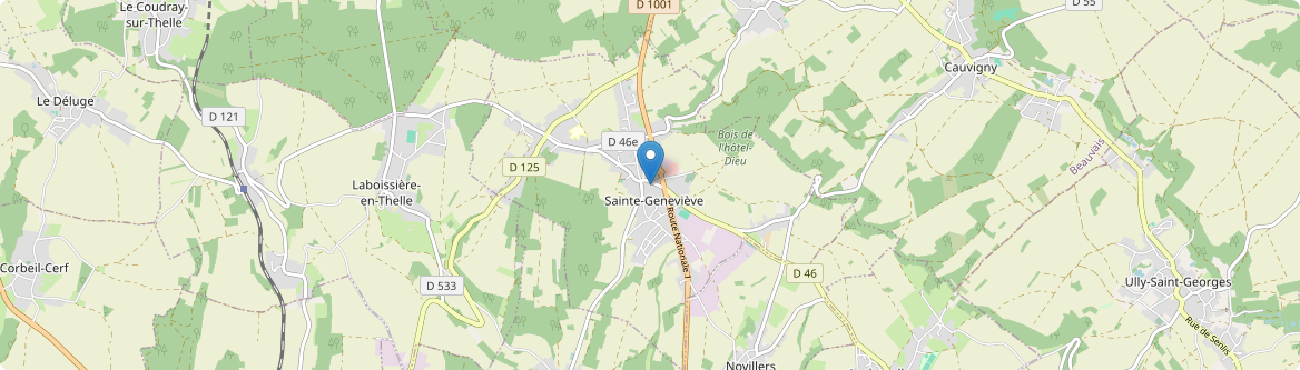 Sainte-Geneviève - Carte