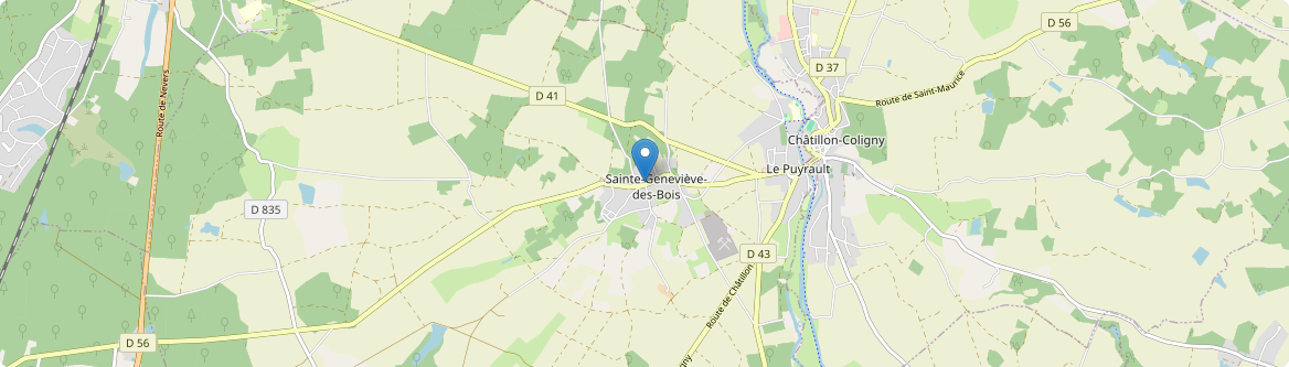 Sainte-Geneviève-des-Bois - Carte