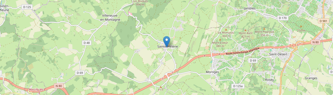 Sainte-Hélène - Carte
