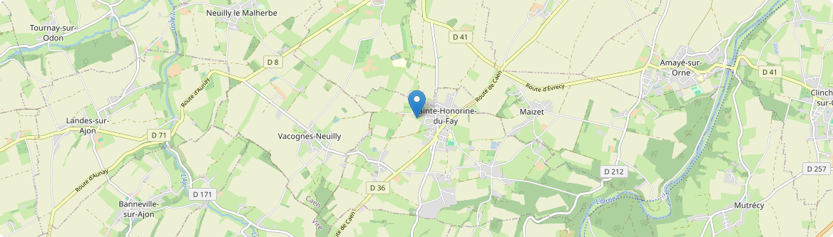 Sainte-Honorine-du-Fay - Carte