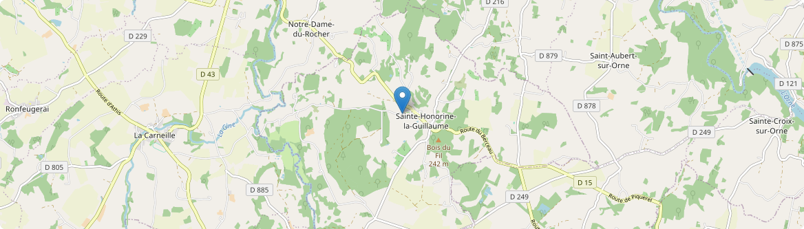 Sainte-Honorine-la-Guillaume - Carte