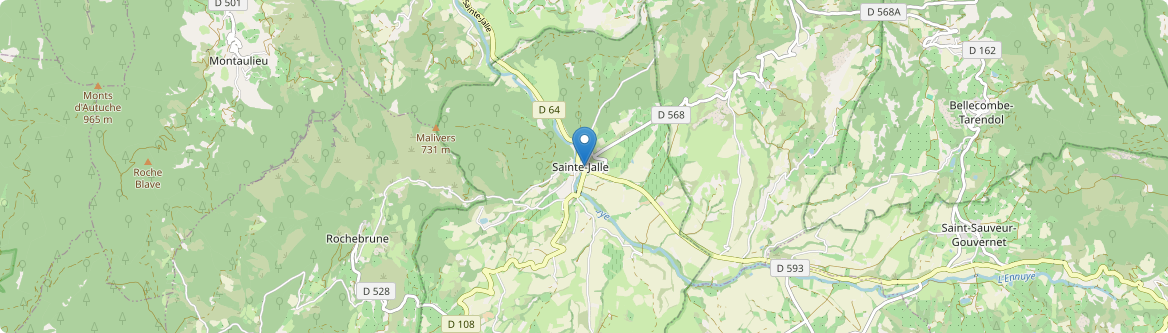 Sainte-Jalle - Carte