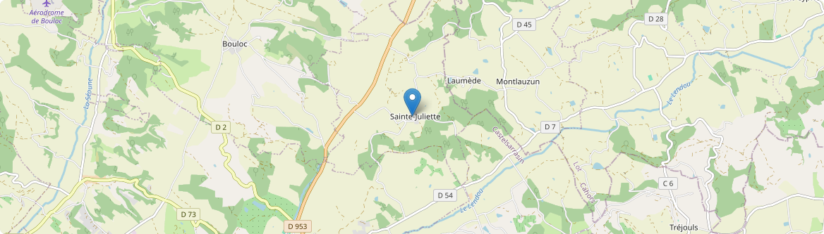 Sainte-Juliette - Carte