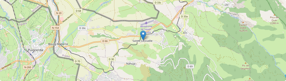 Sainte-Léocadie - Carte