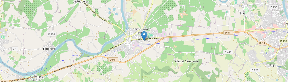 Sainte-Livrade-sur-Lot - Carte